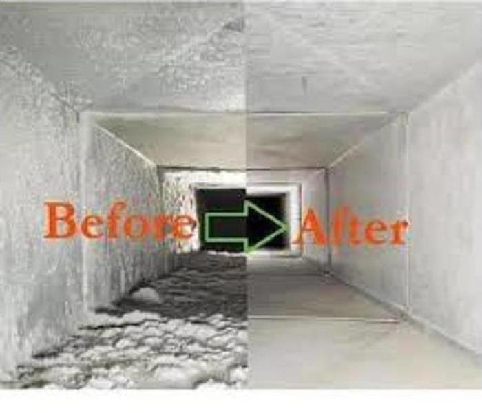 Duct Cleaning before and after